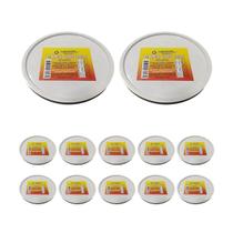 Kit 12 Cap Tampão Esgoto 100mm Interno Brec