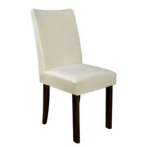 Kit 12 Capa de Cadeira Jantar Spandex Creme Premium