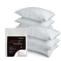 Kit 12 Capas Protetora Ortobom Travesseiro Fronha Impermeável Anti Ácaros Antifungo 50x70cm