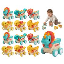 Kit 12 Carrinhos Dinossauros A Fricção Sortido Lembrancinha Para Aniversário
