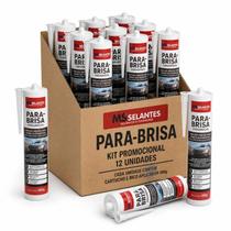 Kit 12 cartucho cola de parabrisa ms selantes preto 400 gr. Kit 12 cartucho cola de parabrisa ms selantes preto 400 gr.