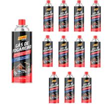 Kit 12 Cartucho Refil De Gás Fogareiro 400ml Mundial Prime