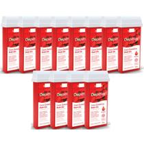 Kit 12 Cera Epilatória Roll-On Morango 100g Depilflax Kit 12 Cera Epilatória Roll-On Morango 100g Depilflax