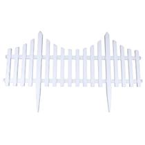 Kit 12 Cercas Decorativa Para Jardim 68x41cm Modelo Inglês Ondulada - Castela