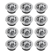 Kit 12 Cesta Cestinho Ralo Ralinho Para Pia Valvula Americana