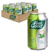 Kit 12 Chá Verde c/ Limão FEEL GOOD Zero Caloria 330ml Kit 12 Chá Verde c/ Limão FEEL GOOD Zero Caloria 330ml
