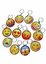 Kit 12 Chaveiros De Mdf De Emoji