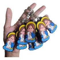 Kit 12 Chaveiros De Nossa Senhora Da Conceição Borracha Colorido Kit 12 Chaveiros De Nossa Senhora Da Conceição Borracha Colorido