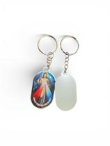 Kit 12 Chaveiros Jesus Misericordioso Chapa Simples Kit 12 Chaveiros Jesus Misericordioso Chapa Simples