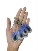 Kit 12 Chaveiros Nossa Senhora Aparecida Simples Chapa