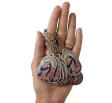 Kit 12 Chaveiros Nossa Senhora Da Conceição Chapa Simples