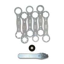 Kit 12 Chaves Freio e Suspensão + Chave Desbaste