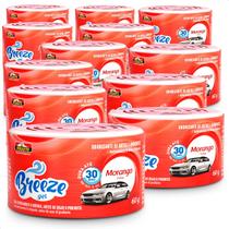 Kit 12 Cheirinhos Aromatizantes Breeze Gel Morango Proauto 60g
