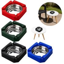 Kit 12 Cinzeiros de Metal Premium de Mesa Decorativo Kit 12 Cinzeiros de Metal Premium de Mesa Decorativo