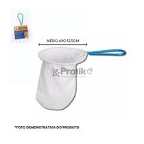 Kit 12 Coadores De Malha Fio 24 Para Café Medio Aro 12,5cm