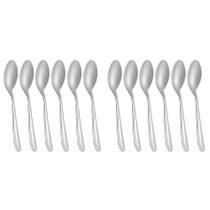 Kit 12 Colher De Mesa Lamina Aco Inox 20cm Kit 12 Colher De Mesa Lamina Aco Inox 20cm
