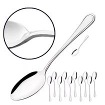 Kit 12 Colheres Café Chá Sopa Cozinha Utensílio Faqueiro