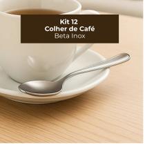 Kit 12 Colheres de Café Beta em Inox Kit 12 Colheres de Café Beta em Inox