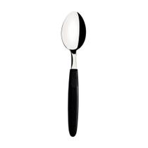 Kit - 12 Colheres De Mesa Ipanema Com Lâmina Em Aço Inox Cabo Preto Cptop - Tramontina 23363400