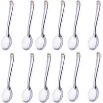 Kit 12 Colheres Para Cafe Chá 12Cm Inox