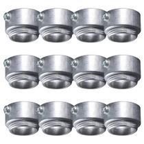 Kit 12 Conector Unid Cônico P Condulete C/ Rosca 1" Alumínio