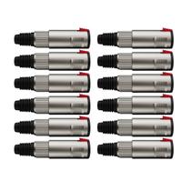 Kit 12 Conectores Plug Wireconex P10 WC197 Fêmea C/ Trava Kit 12 Conectores Plug Wireconex P10 WC197 Fêmea C/ Trava