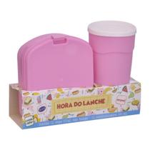 Kit 12 Conjuntos Com 1 Sanduicheira E 1 Copo Com Tampa 470 ml