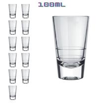 Kit 12 Copinhos 100ml Dose Shot Vodka Bebidas Caninha Nadir