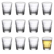 Kit 12 Copinhos Shot Vidro Dose Copo Americano Para Cachaça Tequila Licor