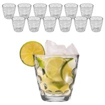 Kit 12 Copo Baixo Vidro 290ml Caipirinha Drinks Suco Agua