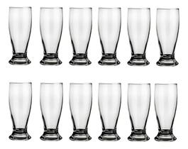 Kit 12 Copo Chopp Transparente 200Ml Taça Tulipa Bar Cerveja Kit 12 Copo Chopp Transparente 200Ml Taça Tulipa Bar Cerveja