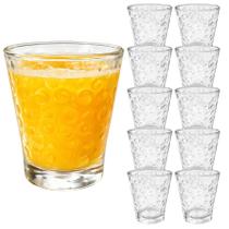 Kit 12 Copo De Vidro Caipirinha Baixo Whisky Caldereta 350ml