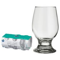 Kit 12 Copos 250ml Vidro Paulista Água Transparente Suco