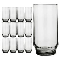 Kit 12 Copos 300ml Lights Long Drink Transp. Sucos Nadir