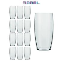 Kit 12 Copos 300ml Vidro Oca Água Nadir Transparente Suco
