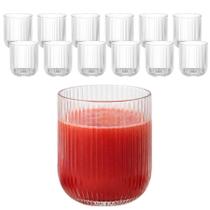 Kit 12 Copos Baixo De Vidro Versalhes Grafiatto Transparente Canelado 270ml Kit 12 Copos Baixo De Vidro Versalhes Grafiatto Transparente Canelado 270ml