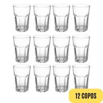 Kit 12 Copos de Vidro 350ml Perfeitos para Vitamina e Bebidas Refrescantes