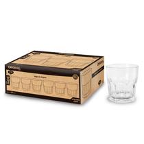 Kit 12 Copos De Vidro Baixo P/ whisky DRINK Suco agua 310ml