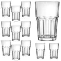 Kit 12 Copos de Vidro Grosso 360ml Transparente Modelo Chicago para Drinks Coquetéis Whisky Cerveja Durável Sofisticado Kit 12 Copos de Vidro Grosso 360ml Transparente Modelo Chicago para Drinks Coquetéis Whisky Cerveja Durável Sofisticado