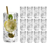 Kit 12 Copos De Vidro Reforçado Grosso 300ml Suco Água Kit 12 Copos De Vidro Reforçado Grosso 300ml Suco Água