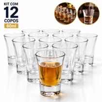 Kit 12 Copos Shot Dose Tequila 60ml Nadir Olé Vidro