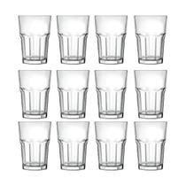 Kit 12 Copos Vidro Isis Vitamina 360ml Suco Restaurante Casa