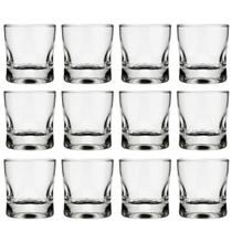 Kit 12 Copos Whisky Drink Luxo Vidro Amassadinho Nadir 250ml Kit 12 Copos Whisky Drink Luxo Vidro Amassadinho Nadir 250ml