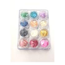 Kit 12 Cores Pedras Madre Peróla P/ Encapsulamento Acrigel