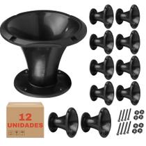 Kit 12 Corneta LC 14-50 Trio Profissional Som Com Parafusos