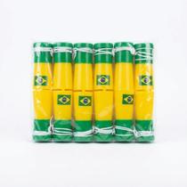 Kit 12 Cornetas Mini Vuvuzela Verde e Amarelo Kit 12 Cornetas Mini Vuvuzela Verde e Amarelo