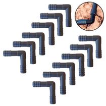 Kit 12 Cotovelo Para Mangueira 1/2 Polegadas Conexão Joelho L 1/2 para jardim horta e irrigação