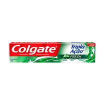 Kit 12 Cr Dental Colgate Tripla Ação Extra Fresh Hortelã 70g