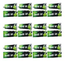Kit 12 Creme Dental Ultra Mint Com Xilitol Sem Flúor Menta 70gr Dentil