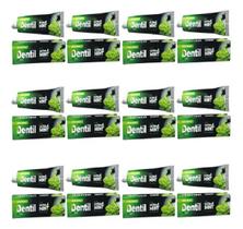 Kit 12 Creme Dental Ultra Mint Com Xilitol Sem Flúor Menta 70gr Dentil Kit 12 Creme Dental Ultra Mint Com Xilitol Sem Flúor Menta 70gr Dentil